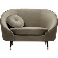 Kooper Armchair, grey, Leg colour: Black + gold