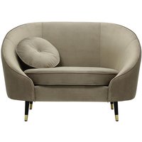 Kooper Armchair, mink, Leg colour: Black + gold