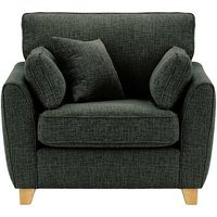 James Armchair, charcoal, Leg colour: like oak