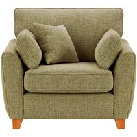 James Armchair, brown, Leg colour: aveo