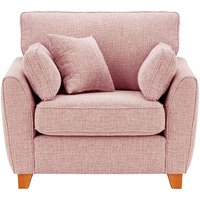 James Armchair, blush pink, Leg colour: aveo