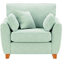 James Armchair, celadon, Leg colour: aveo