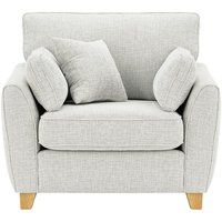James Armchair, chalk, Leg colour: like oak