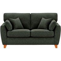 James 2 Seater Sofa, charcoal, Leg colour: aveo