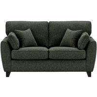 James 2 Seater Sofa, charcoal, Leg colour: black