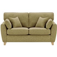 James 2 Seater Sofa, brown, Leg colour: wax black