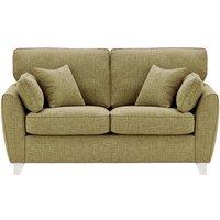 James 2 Seater Sofa, brown, Leg colour: white