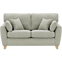 James 2 Seater Sofa, grey, Leg colour: wax black