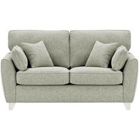 James 2 Seater Sofa, grey, Leg colour: white