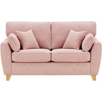 James 2 Seater Sofa, blush pink, Leg colour: like oak