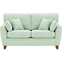 James 2 Seater Sofa, celadon, Leg colour: dark oak