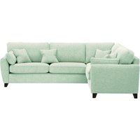 James Large Right Corner Sofa, celadon, Leg colour: black