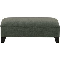 James Footstool, charcoal, Leg colour: black