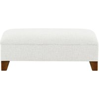 James Footstool, chalk, Leg colour: dark oak