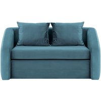 Alma 2 Seater Sofa Bed, dirty blue