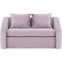 Alma 2 Seater Sofa Bed, lilac