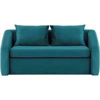 Alma 2.5 Seater Sofa Bed, V 36 - Peacock