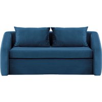 Alma 3 Seater Sofa Bed, blue