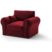 Baron Armchair, dark red