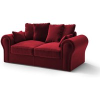 Baron 2 Seater Sofa, dark red
