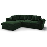 Baron Left Hand Corner Sofa, green