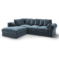 Baron Left Hand Corner Sofa, blue