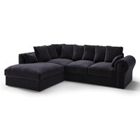 Baron Left Hand Corner Sofa, dark grey