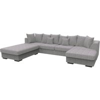 Belle Left Hand Corner Sofa, light grey