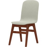 Capita Dining Chair, white, Leg colour: dark oak