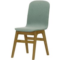 Capita Dining Chair, pastel blue, Leg colour: like oak