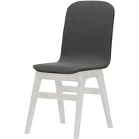 Capita Dining Chair, dark grey, Leg colour: white