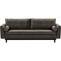 Boris Sofa Bed with Storage, graphite, Leg colour: black