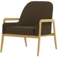 Turin Chair, brown, Leg colour: like oak