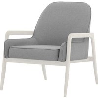 Turin Chair, light grey, Leg colour: white