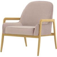 Turin Chair, lilac, Leg colour: like oak