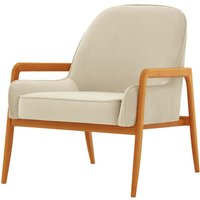 Turin Chair, light beige, Leg colour: aveo