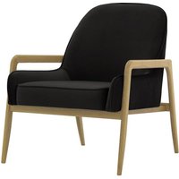 Turin Chair, black, Leg colour: wax black