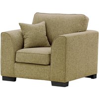 Avos Armchair, brown, Leg colour: black