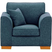 Avos Armchair, teal, Leg colour: aveo