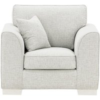 Avos Armchair, chalk, Leg colour: white