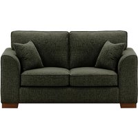 Avos 2 Seater Sofa, mid grey, Leg colour: dark oak