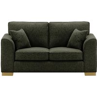 Avos 2 Seater Sofa, mid grey, Leg colour: wax black