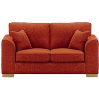 Avos 2 Seater Sofa, burnt orange, Leg colour: wax black