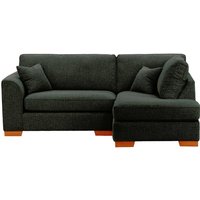Avos Right Hand Corner Sofa, charcoal, Leg colour: aveo