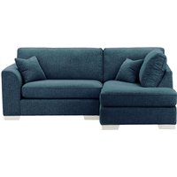 Avos Right Hand Corner Sofa, teal, Leg colour: white