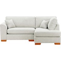 Avos Right Hand Corner Sofa, chalk, Leg colour: aveo