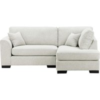 Avos Right Hand Corner Sofa, chalk, Leg colour: black