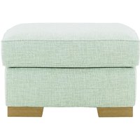 Avos Footstool, celadon, Leg colour: wax black