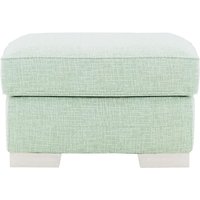 Avos Footstool, celadon, Leg colour: white