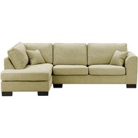 Avos Left Hand Corner Sofa Bed, taupe, Leg colour: black